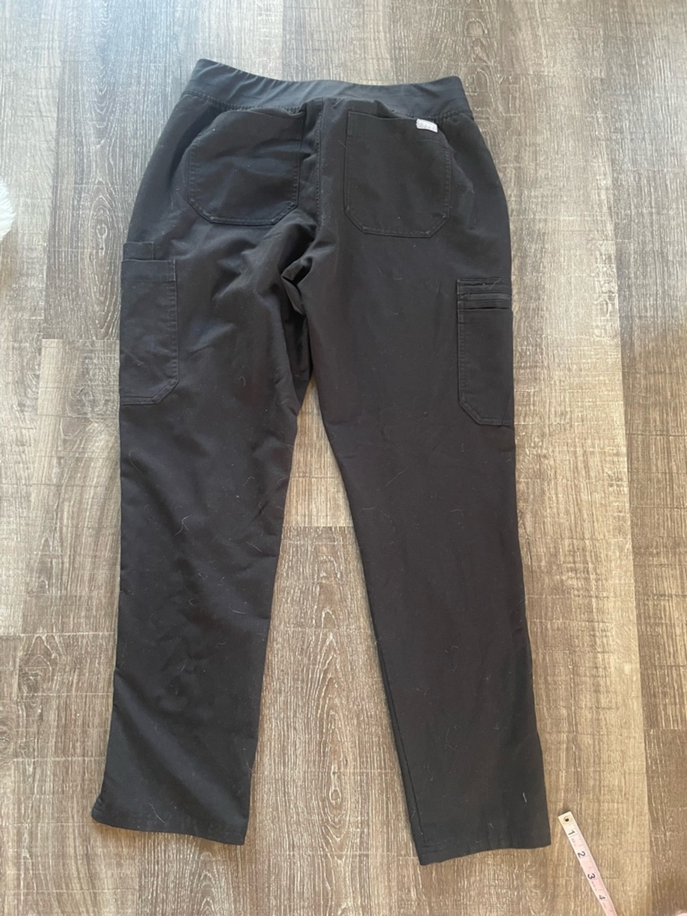 Figs Technical Collection Scrub Pants. Black. Size Medium.